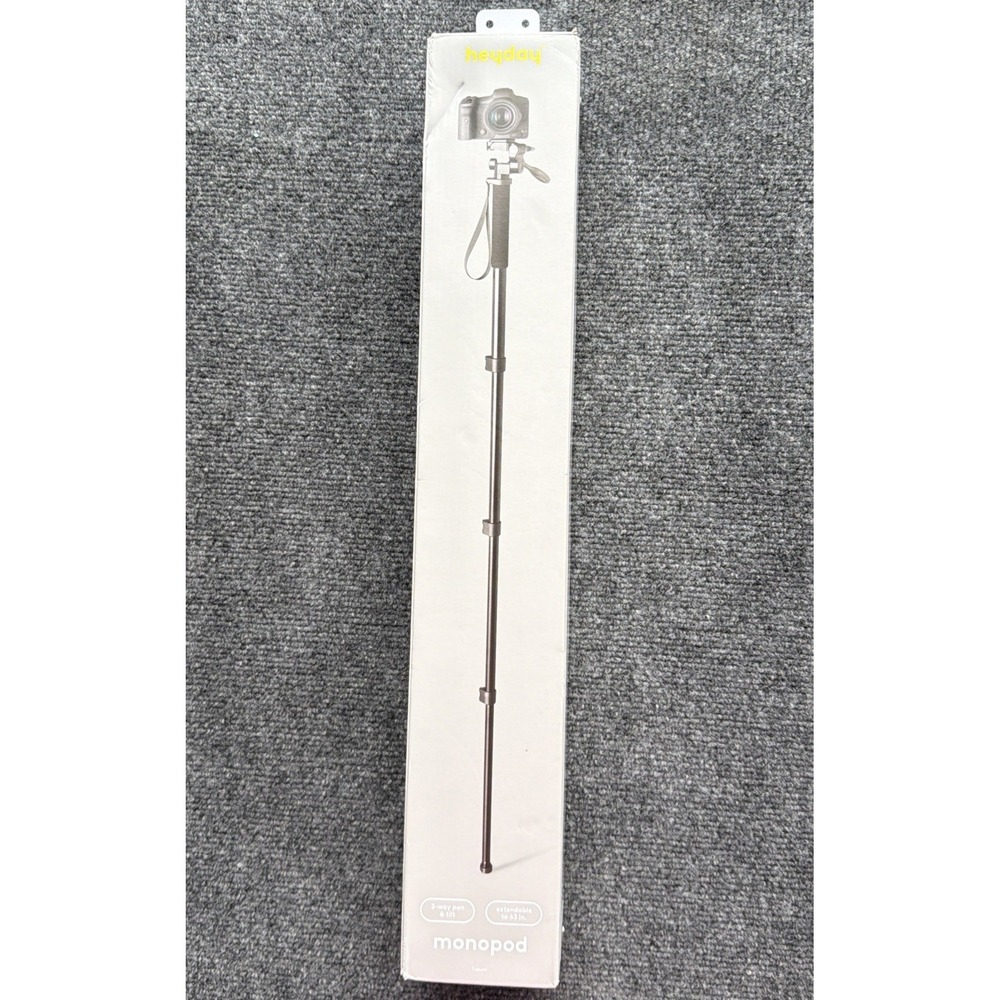 Heyday Monopod 3Way Panhead Quick Release Plate Black